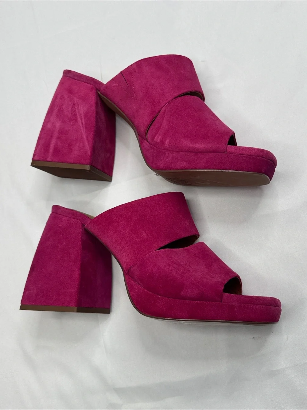 FREE PEOPLE love is everywhere platform sandals in fuchsia fantastic 39.5 or 9.5